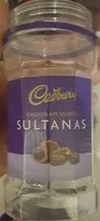 Chocolate coated sultanas