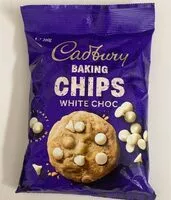 Mängden socker i Cadbury baking chips white