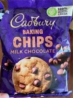 Mängden socker i Baking choc chips