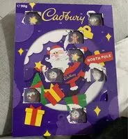 Mängden socker i Cadbury advent calendar