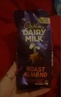 Mängden socker i Dairy Milk Roast almond