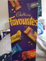 Mängden socker i Chocolate favourites