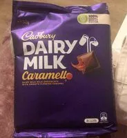Mängden socker i Dairy milk caramel