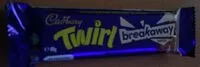 Mängden socker i Twirl breakaway