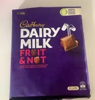 Mängden socker i Dairy Milk Fruit and Nut