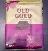 Mängden socker i Old gold dark chocolate rhum raisin