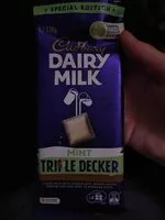 Mängden socker i Dairy Milk Chocolate Mint Triple Decker
