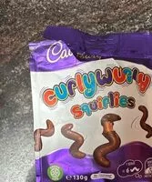 Mängden socker i Curly wurly