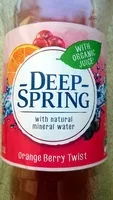 Flavoured mineral water