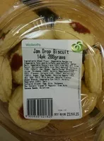 Mängden socker i Jam Drop Biscuit