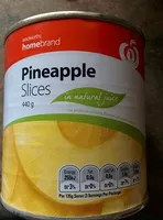 Mängden socker i Pineapple Slices in Natural Juice