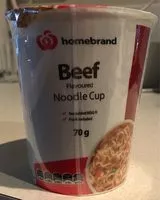 Mängden socker i Home Brand Instant Noodles Beef