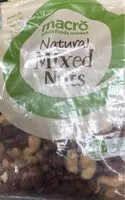 Mängden socker i Natural mixed nuts