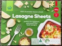 Mängden socker i Woolworths Lasagne Sheets