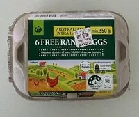Mängden socker i Australian Extra Large 6pk Free Range Eggs