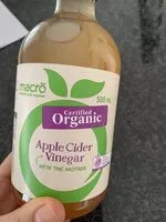 Mängden socker i Organic Apple Cider Vinegar
