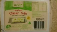 Mängden socker i Macro Medium Classic Tofu