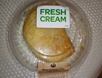 Mängden socker i apple turnover with fresh cream