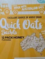 Mängden socker i Honey quick oats