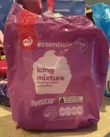 Mängden socker i Icing mixture