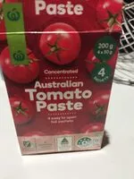 Mängden socker i Concentrated Australian Tomato Paste