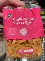 Mängden socker i Chilli and lime soya crisps