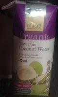 Mängden socker i 100% pure Coconut Water