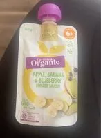 Mängden socker i Apple, banana & blueberry bircher muesli