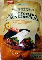 Mängden socker i Sweet Potato & Black Bean Chilli