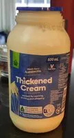Mängden socker i Thickened Cream