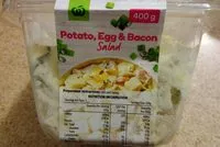 Mängden socker i Potato, Egg & Bacon Salad
