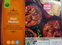 Mängden socker i Beef Madras