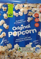 Mängden socker i Woolworths Original Popcorn