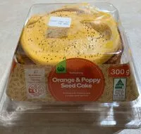 Mängden socker i Orange and poppy seed cake