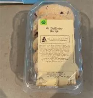 Mängden socker i White chocoltae and cramberry cookies