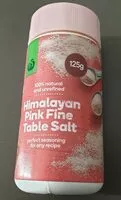 Mängden socker i Himalayan Pink fine table salt