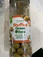 Mängden socker i Stuffed green olives