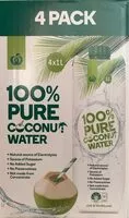 Mängden socker i Pure Coconut Water