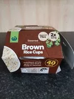 Mängden socker i Steamed brown rice cups