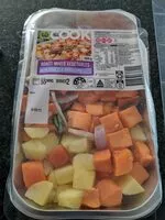 Mängden socker i Roast mixed vegetables