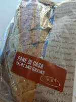 Mängden socker i Seeds and Grain Pane Di Casa