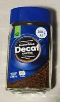 Mängden socker i Freeze Dried Decaf Coffee