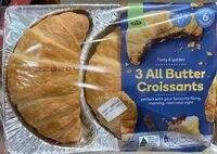 Mängden socker i Butter croissants