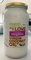 Mängden socker i Organic virgin coconut oil