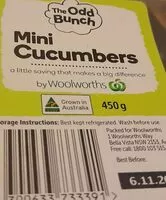 Mängden socker i Mini cucumbers