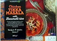 Mängden socker i Chicken Tikka Masala with Basmati Rice