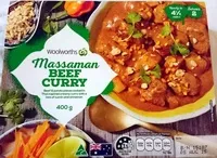 Mängden socker i Massaman Beef Curry