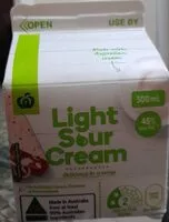 Mängden socker i Light Sour Cream