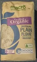 Mängden socker i Organic Plain flour