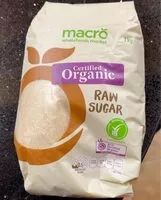 Mängden socker i Raw sugar